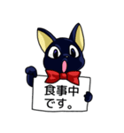 黒猫とペルシャの日常（個別スタンプ：17）