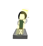 Miss Cool-Short-Hair（個別スタンプ：14）