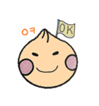 小龍包のロンくん~韓国語ver.~（個別スタンプ：3）