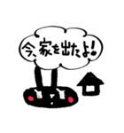 黒うさジューン（個別スタンプ：10）