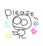cute hand writing sticker2（個別スタンプ：1）