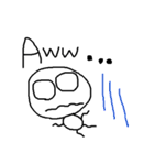 cute hand writing sticker2（個別スタンプ：6）
