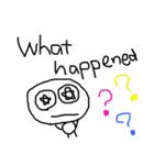 cute hand writing sticker2（個別スタンプ：14）