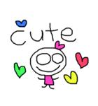 cute hand writing sticker2（個別スタンプ：19）
