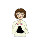 Hana daily life（個別スタンプ：32）