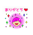 カラフルおだんごガールズ（個別スタンプ：4）