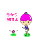 カラフルおだんごガールズ（個別スタンプ：13）