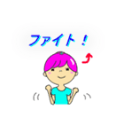 カラフルおだんごガールズ（個別スタンプ：34）