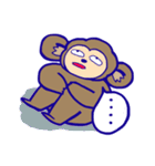 おさるの日常スタンプ（個別スタンプ：7）