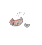 猫大好きあっちゃんの絵（個別スタンプ：8）