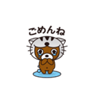 ネコをかぶったくま（個別スタンプ：3）
