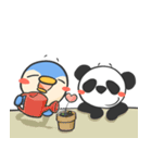 Penguin ＆ Panda ver.Funny（個別スタンプ：24）