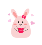 Adorkable bunny（個別スタンプ：3）