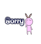 changlili rabbit sticker2（個別スタンプ：9）