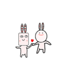 changlili rabbit sticker2（個別スタンプ：22）