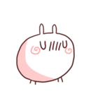 Fat Simley Rabbit（個別スタンプ：5）