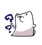 No motivation polar bear（個別スタンプ：13）