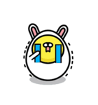 Egg Bunny（個別スタンプ：22）