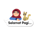 Hijab Sticker with Text Effect（個別スタンプ：6）