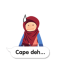 Hijab Sticker with Text Effect（個別スタンプ：21）