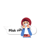 Hijab Sticker with Text Effect（個別スタンプ：40）