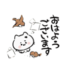 日本猫の和風メッセージスタンプ（個別スタンプ：2）