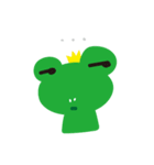 Cute Frog Prince GwahGwah（個別スタンプ：7）