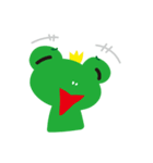 Cute Frog Prince GwahGwah（個別スタンプ：10）