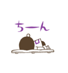 きり☆さん（紫）（個別スタンプ：39）