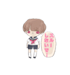 セーラー服中毒（個別スタンプ：25）