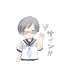 セーラー服中毒（個別スタンプ：33）