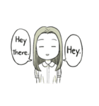 The peaceful girl [English]（個別スタンプ：2）