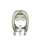 The peaceful girl [English]（個別スタンプ：26）