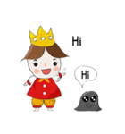 Little King ＆ Grass Jelly（個別スタンプ：1）