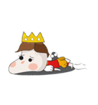 Little King ＆ Grass Jelly（個別スタンプ：8）