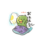 わくわくペンギン家族（個別スタンプ：3）