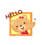 Bearellina - Cute Bear（個別スタンプ：7）