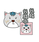 Hippie Cat ＆ Ditzy Rabbit（個別スタンプ：6）