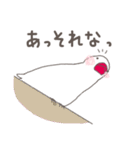関西弁の白文鳥 3（個別スタンプ：14）