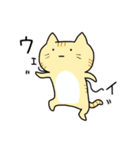 無表情猫スタンプ（個別スタンプ：16）