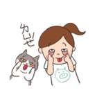 Alison and Meow 's simple daily（個別スタンプ：6）