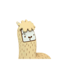 Alpaca is Alpanald（個別スタンプ：18）