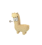 Alpaca is Alpanald（個別スタンプ：21）