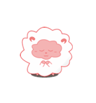 peace and happy sheep（個別スタンプ：13）