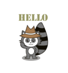 Howdy Raccoon（個別スタンプ：12）