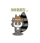 Howdy Raccoon（個別スタンプ：28）