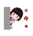 Small purple and ignorant pig（個別スタンプ：11）