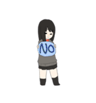 ぷち女子高生（個別スタンプ：3）