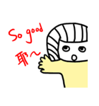 Lucy is a girl.（個別スタンプ：4）