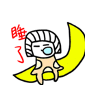 Lucy is a girl.（個別スタンプ：6）